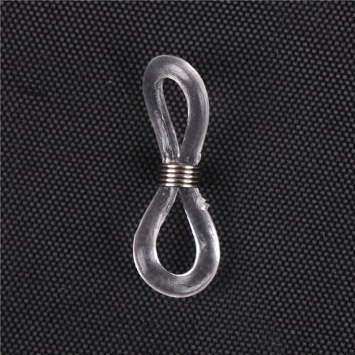 40pcs=20pairs Ear Hook Eyeglasses Spectacles Chain Glasses Retainer Ends Rope Sunglasses Cord Holder Strap Loop Connector