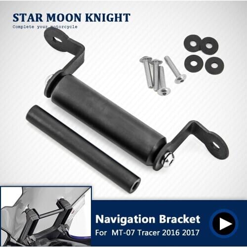 Motorcycle Accessories Stand Holder Phone Mobile Phone GPS Plate Bracket For YAMAHA MT-07 Tracer MT07 MT 07 mt07 2016 2017