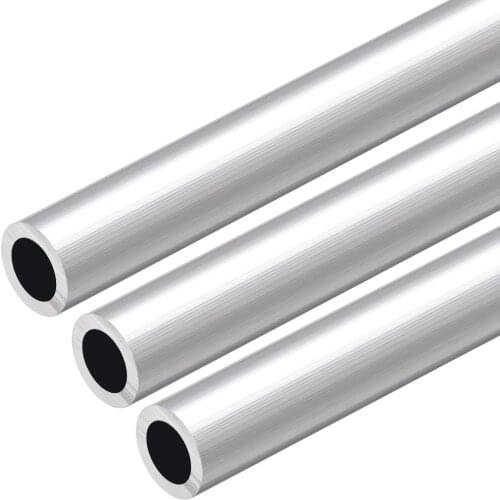 Uxcell 6063 Aluminum Round Tube 300mm Length 16mm OD 11mm Inner Dia Seamless Aluminum Straight Tubing 3 Pcs