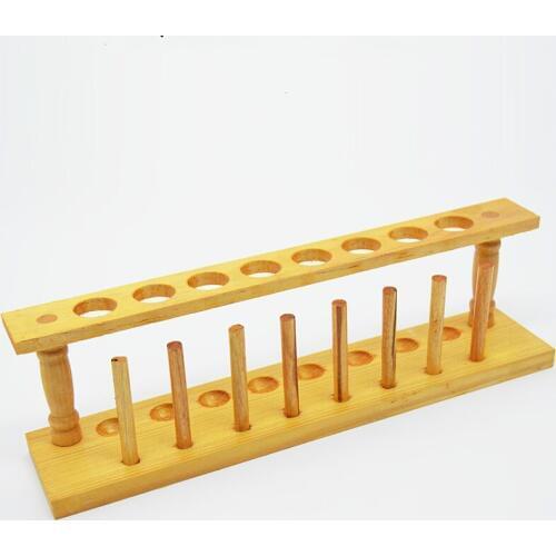 Wooden Test Tube Rack 8 Holes Wooden Test Tube Rack Chemical Laboratory Supplies