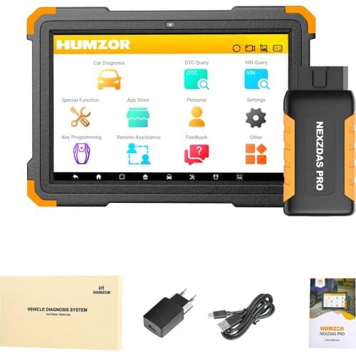 Humzor NexzDAS Pro Car Diagnostic Tool IMMO Key Programming TPMS EPB DPF SAS ABS Oil Reset Services OBD2 Scanner PK k1 pro