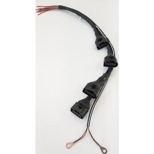 Ignition coil Wiring Harness Plug Connector With Rubber Boot Repair Kit Case For VW Passat B5 CC Bora Jetta Golf Audi A3 A4 Q3