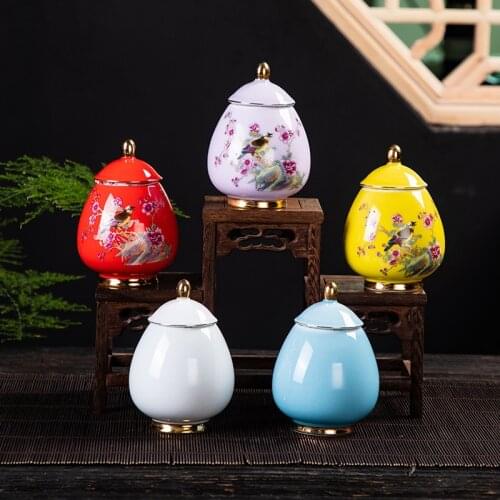 Hot selling pet urn painting Phnom Penh ceramic mini pot animal cremation ash moistureproof antiseptic sealed altar souvenir