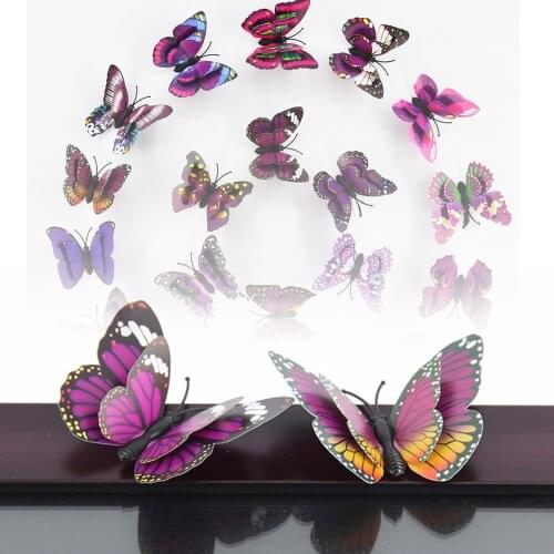 Classic Colors butterfly cute toys Fridge Magnet refrigerator purple Fridge Magnet
