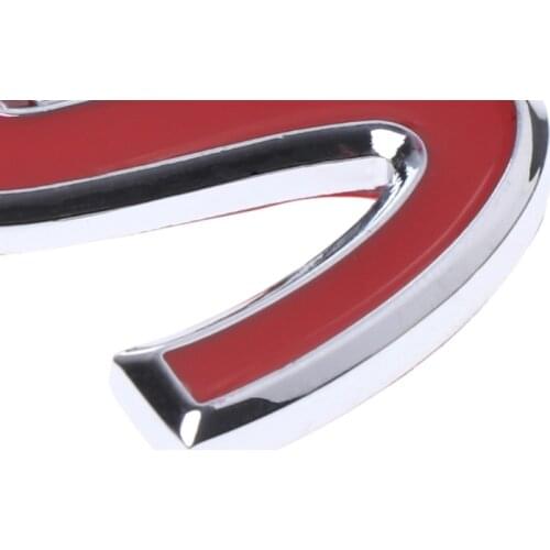 Red S Metal Emblem Badge Sticker for Infiniti Q50 Q50L Q30 Q70