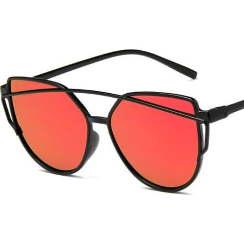 Fashion sunglasses newest 2021 colorful metal frame Coating Brand Designer Vintage Cat Eye round Sunglasses AS095