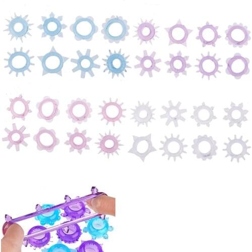 New Silicone Penis Ring Cock Ring Cockring Sex Toys Delay Premature Ejaculation Masturbator Lock Sperm Lasting Sex Ring For Men