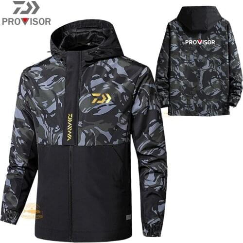 DAIWA New Waterproof Fishing Clothes Mens Breathable Fishing Wading Jacket Outdoor Mountaineering Hunting Fishing Clothing