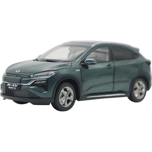 Original factory 1:18 Dongfeng Honda M-NV pure electric diecast scale alloy simulation car model for gift, collection