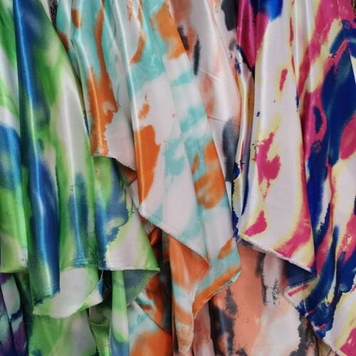 Lining Satin Craft Fabric Glossy Ombre Tissue Tilda DIY Scarf Ribbon Decoration Accessory