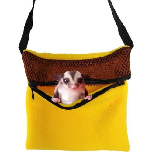 Portable Breathable Hamster Hedgehog Bag Carrier Cage Pets Outdoor Travel Pouch Small Animals Carriers