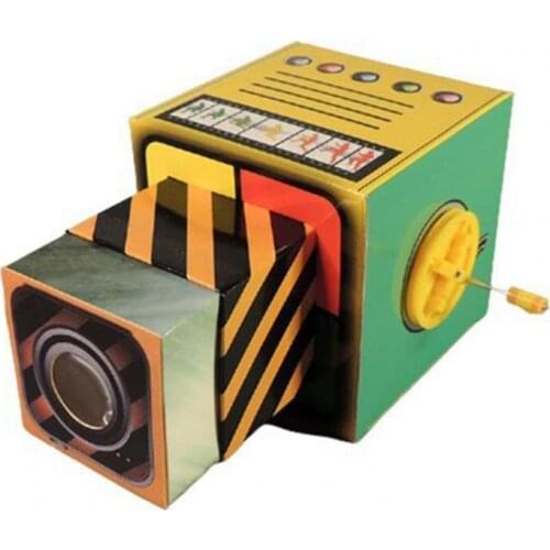 Durable Puzzle Toy Install Easily Paper Animation Projector Educational Toy Assembly Kit Practical Ability Toys For Kid Children