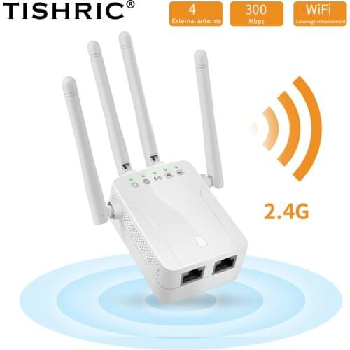M-95B Wireless Router Repeater Wifi 300M Signal Amplifier Extender 4 Antenna Router Signal Amplifier Suitable for Home