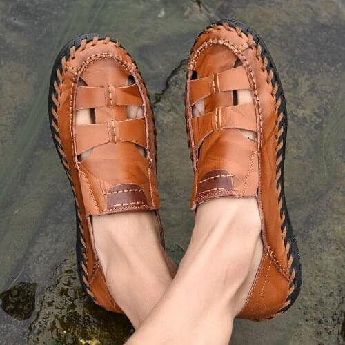 Sandal Men Shoes Summer Sandals Men Beach Sandale Homme Ete Sandalias Transpirables Mens Outdoor Safety Sandel For Romanas Work