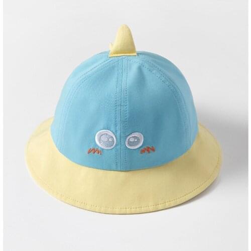 Bucket Hat Baby Kids Summer Sun Beach Girl Boy Girl Big Brim UV Protection Breathable Animal Pattern Accessory Cap
