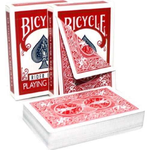 Bicycle Double Red/Blue Back No Face Playing Cards Gaff Deck Poker Special Props Close Up Magic Tricks for Magician