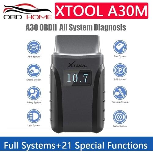 XTOOL Anyscan A30 A30D A30M With P80 All system Car Detector OBD Code Reader Scanner OBD2 Diagnostic Tool For TOYOTA For VW