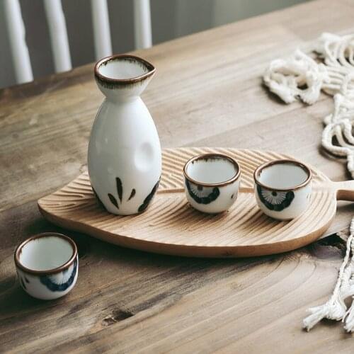 Japanese ceramic wine set Hotel restaurant small wine set Bar tool Sake flagon