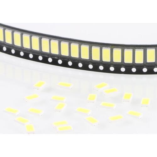 100pcs 5630/5730-CW/WW 0.5W-150Ma 50-55lm 6500K White Light SMD 5730 5630 LED 5730 diodes (3.2~3.4V)
