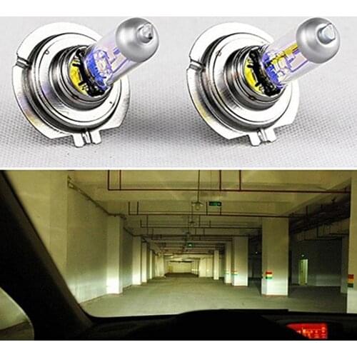 2 Pcs Car Super Bright H7 Xenon Halogen Front Headlight Light Bulbs Lamp 12V