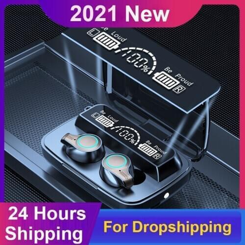 Wireless Earphone Bluetooth Headphones 3500mAh Phone Charge Box 9D Stereo Ear buds For IOS Samsung Oppo Vivo Realme Android TWS