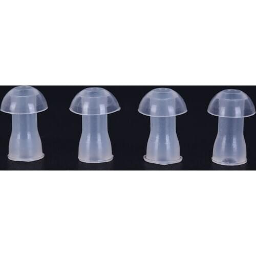 4PCS ( Choose from three size 15 mm, 10 mm, 6mm ) Ear tips Hearing Aid Domes Ear Plugs for Hearing aids
