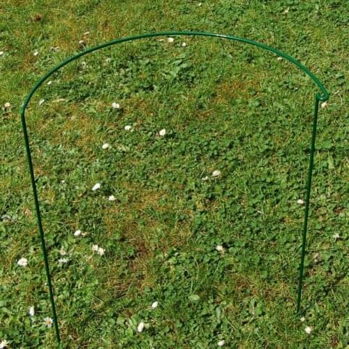 8Pcs Plant Support Stake Half Round High Density Iron Tomato Planting Flower Support Ring for Garden