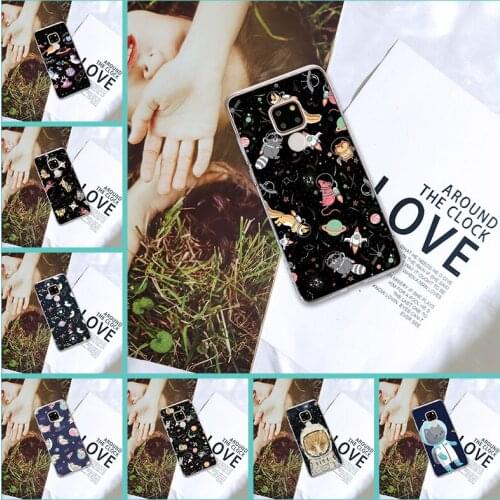 Cat Space Cute Dog Funny Star Fox Phone Case For Huawei Mate 9 10 20 Pro Soft Silicone Cover For Huawei Mate 7 8 9 10 20 Lite