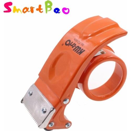 60mm Metal Tape Dispenser Carton Sealer Machine Sealing Device Tape Cutter Packager Corta Cinta Adhesiva; Blade Width 2.36"