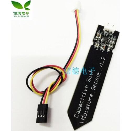 Capacitive Soil Moisture Sensor Corrosion Resistant for Arduino Moisture Detection Garden Watering DIY