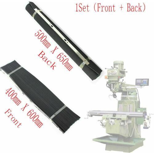 Bridgeport Milling Machine Accordion Type Way Rubber Cover Set Front +Back CNC Milling Machine Lathe Machine Rubber Pad
