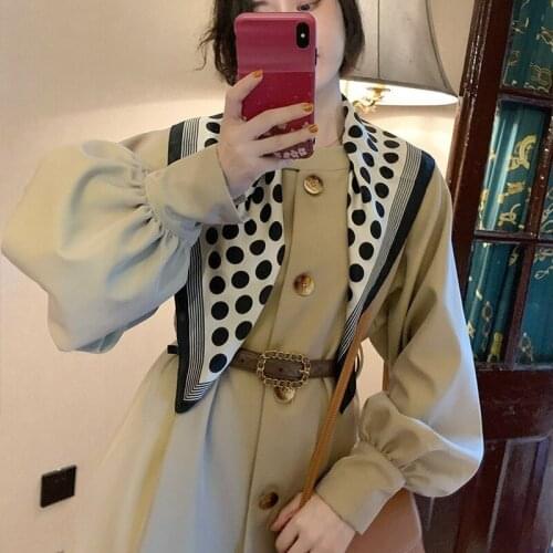 Fy1065 Fad spring summer autumn new women Vogue casual Ladies work wear nice Jacket woman female OL windbreaker long coat