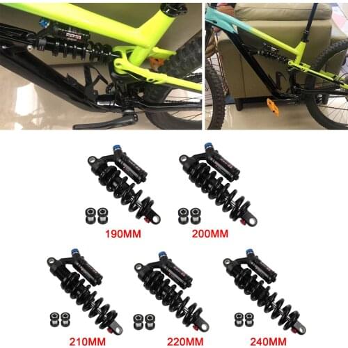 Downhill Mountain Bike Rear Shock Aluminum Alloy 550 lbs 190/200/210/220/240mm Air Shock MTB Bikycle Accessories Part