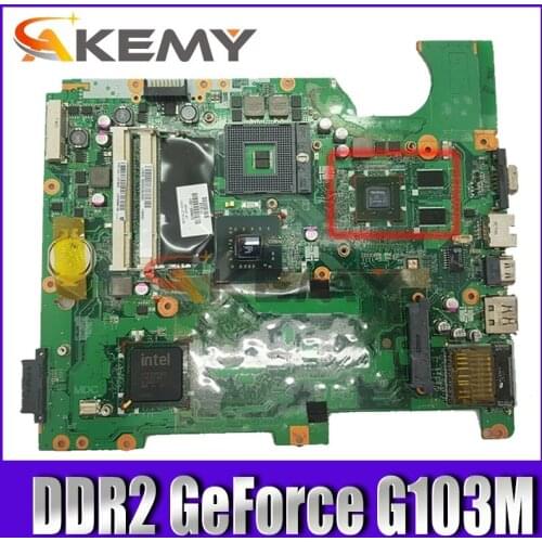 Akemy DA00P6MB6D0 517837-001 Main board For HP Compaq Presario CQ61 G61 Laptop motherboard DDR2 GeForce G103M free cpu