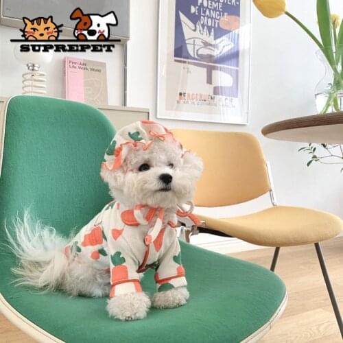 Cute Carrot Dog Pajamas for Dogs Coat Jacket Comfortable Soft Puppy Clothes for Designer Dog Clothes for Printing Pet Clothes
