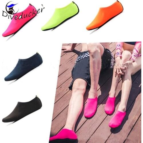Diving Sock Barefoot Water Sports Skin Shoes Lightweight Aqua Beach Shoes Quick Dry Non-slip Diving Socks Swimming Pool Surfing