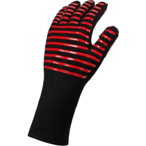 New BBQ Gloves High Temperature Resistance Microwave Glove Oven Mitts 500 800 Degrees Fireproof Barbecue Heat Insulation