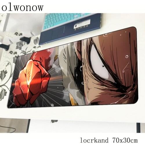 ONE PUNCH-MAN pad mouse Personality computer gamer mouse pad 70x30cm padmouse Customized mousepad ergonomic gadget desk mats