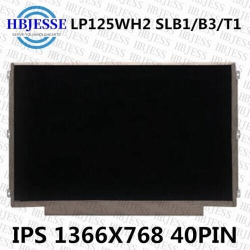 Original 12.5'' Laptop lcd screen IPS Display for LENOVO S230U K27 K29 X220 X230 LP125WH2 SLT1 LP125WH2-SLB3 LP125WH2-SLB1