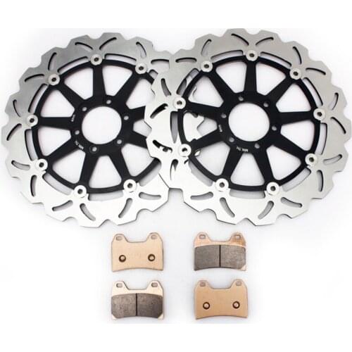 BIKINGBOY Front Brake Discs Disks Rotors + Pads 696 750 800 Monster 750 800 900 SS Supersport Sport 916 SPS 996 ST4 99 00 01 02