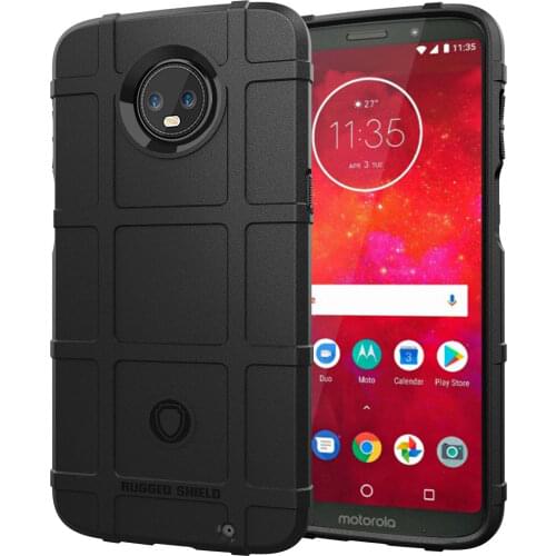 Shockproof Armor Case For Motorola Z3 Z4 Force Play Silicone Cell Mobile Phone Back Cover