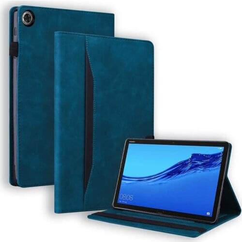 Luxury Business Case For Huawei Mediapad M5 Lite 8.0 JDN2-W09 JDN2-AL00 8 inch Front Stand PU Leather Wallet Cover