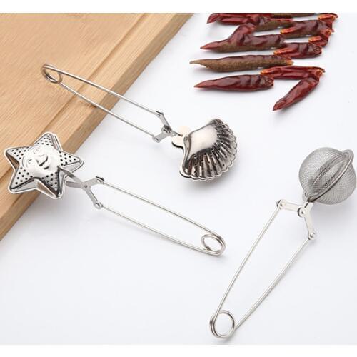Stainless Steel Teapot Tea Strainer Ball Shape Mesh Tea Infuser Filter Reusable Metal Tea Bag Spice Tea Tool Kitchen Accessories