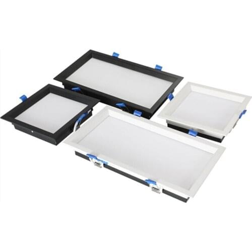 LED panel light dimmable recessed downlight 15W 20W 30W square LED spotlight led ceiling light AC86V-265V home office light