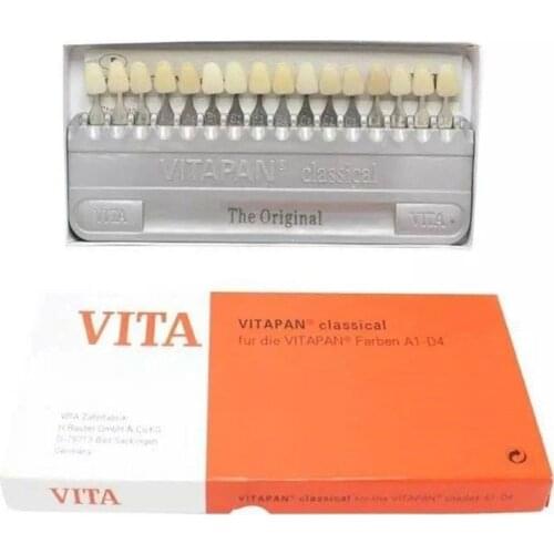 Dental Whitening Products Guide Material Vita 16Colors Tooth Model Colorimetric Plate Tooth Shape Design for Beauty Device