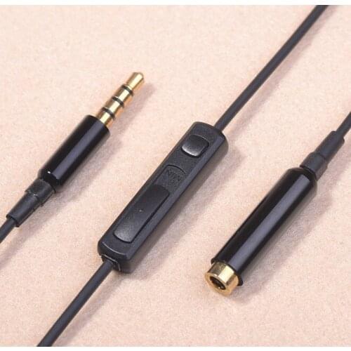 3.5mm extension cable With a microphone wire Conversion line phone adapter with mic