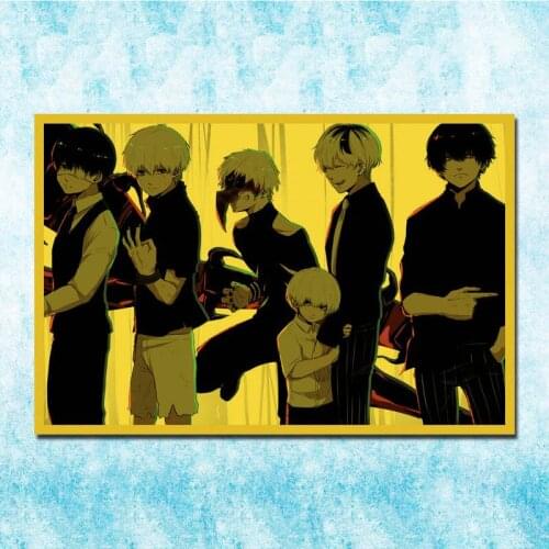 Japanese Anime Tokyo Ghoul Art Silk Poster Canvas Retro Print For Home Room Decor-033