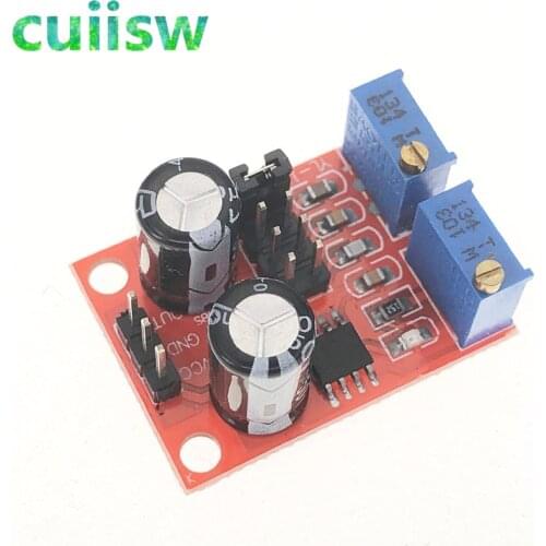 1Pcs NE555 Pulse Generator Frequency Duty Cycle Adjustable Module Square/Rectangular Wave Stepping Motor Driver LED Indicator 5V