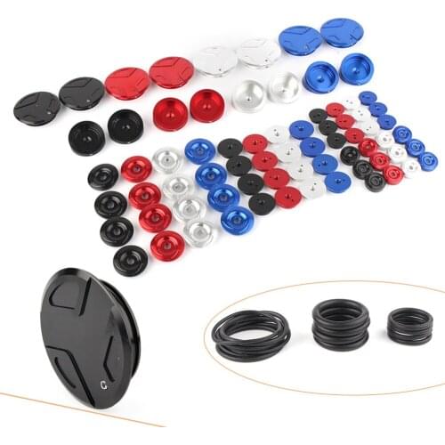 18Pcs/Set Motorcycle Frame End Cap Hole Plug Decor Cover Trim For BMW R 1200 GS ADV 2013-2019 & R1250GS ADV 2018-2019