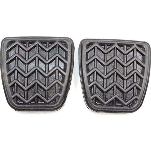 2PCS Clutch Brake Pedal Pad Rubber for Toyota Camry Hilux Vigo KUN 31321-52010,3132152010